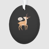 Oh Deer Minimal Clean Aesthetic Acrylic Ornament (voorkant)