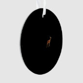 Oh Deer Minimal Design Acrylic Ornament (devant)