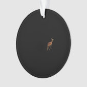 Oh Deer Minimal Design Acrylic Ornament (devant)