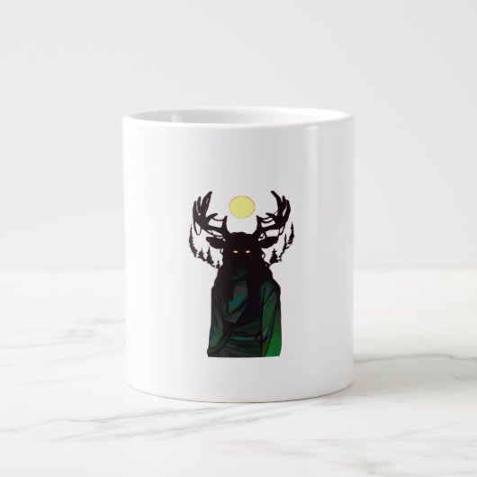Oh Deer Minimal Design  Extra Grote Beker (Voorkant)