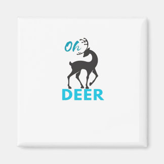 Oh Deer Minimal Design  Magneet