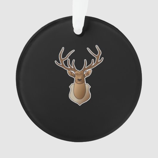 Oh Deer Minimal Design Ornament (voorkant)
