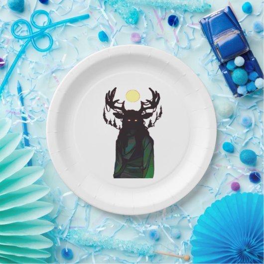 Oh Deer Minimal Design Papieren Bordje (Feest)