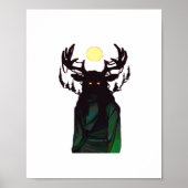 Oh Deer Minimal Design Poster (Voorkant)