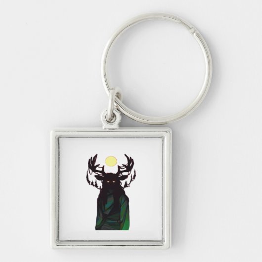 Oh Deer Minimal Design  Sleutelhanger (Voorkant)