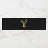 Oh Deer Minimal Design Waterfles Etiket (Enkel label)