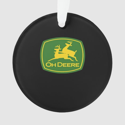 Oh Deer Minimal Modern Design Acrylic Ornament (devant)