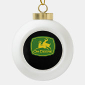 Oh Deer Minimal Modern Design Keramische Bal Ornament (Voorkant)