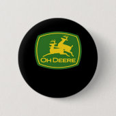 Oh Deer Minimal Modern Design  Ronde Button 5,7 Cm (Voorkant)