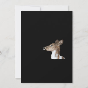 Oh Deer Minimal Modern Ontwerp Feestdagenkaart