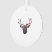 Oh Deer Minimal Style Acrylic Ornament (devant)