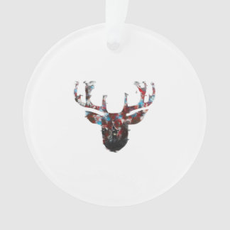 Oh Deer Minimal Style Acrylic Ornament
