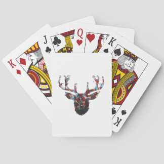 Oh Deer Minimal Style  Pokerkaarten