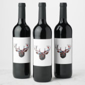 Oh Deer Minimal Style  Wijn Etiket (Flessen)