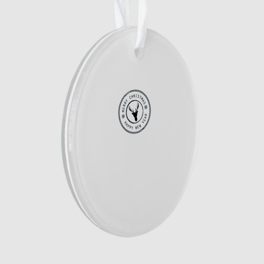 Oh Deer Modern Aesthetic Acrylic Ornament (voorkant)