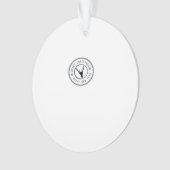 Oh Deer Modern Aesthetic Acrylic Ornament (devant)