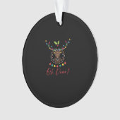Oh Deer Modern Aesthetic Ornament (voorkant)