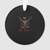 Oh Deer Modern Aesthetic Ornament (voorkant)