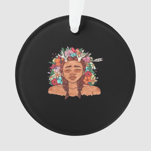 Oh Deer Modern Aesthetic Ornament (voorkant)