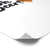 Oh Deer Modern Aesthetic Style Poster (Hoek)