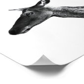 Oh Deer Modern Aesthetic Vibe Poster (Hoek)