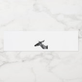 Oh Deer Modern Aesthetic Vibe  Waterfles Etiket (Enkel label)