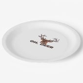 Oh Deer Modern Clean Design Papieren Bordje (Gekanteld)