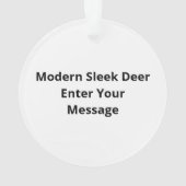 Oh Deer Modern Graphic Style Acrylic Ornament (achterkant)