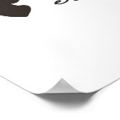 Oh Deer Modern Graphic Style Poster (Hoek)