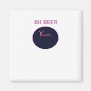 Oh Deer Moderne Stijl  Magneet