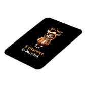 Oh Deer Outstanding In My Field Funny Humor Magneet (Linkerzijde)