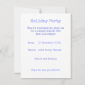 Oh Deer Party Uitnodigingen (Achterkant)