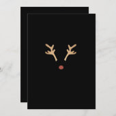 Oh Deer Playful Artistic Expression Feestdagenkaart (Voorkant / Achterkant)
