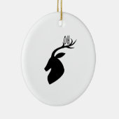 Oh Deer Pun Creative Style Keramisch Ornament (Rechts)