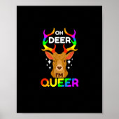 Oh Deer Queer Creative Modern Style  Poster (Voorkant)