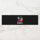 Oh Deer Queer Pride Minimal Artistic Style Waterfles Etiket (Enkel label)