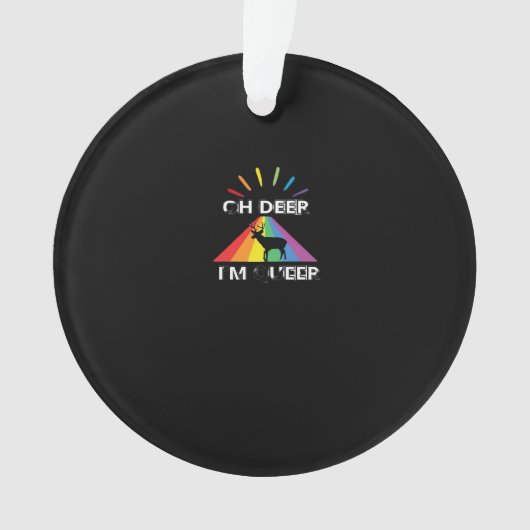 Oh Deer Queer Trendy Aesthetic Design (devant)