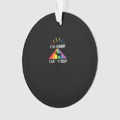 Oh Deer Queer Trendy Aesthetic Design Ornament (voorkant)