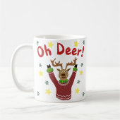 Oh Deer Rendier Christmas Fun Mok (Links)