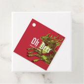 Oh Deer rendier kerstcadeau Label (In situ)
