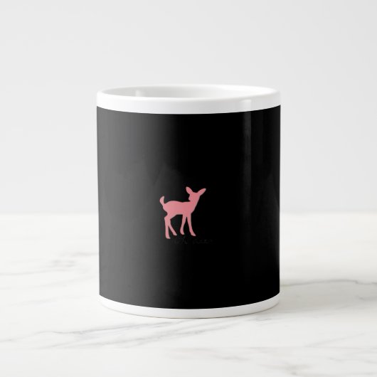 Oh Deer Retro Classic Style Extra Grote Beker (Voorkant)