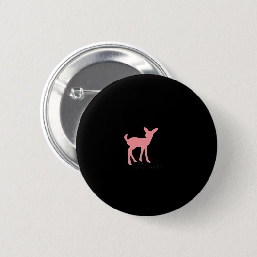 Oh Deer Retro Classic Style Ronde Button 5,7 Cm (Voorkant /achterkant)