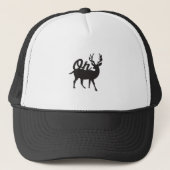 Oh Deer Retro Classic Vibe  Trucker Pet (Voorkant)