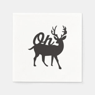 Oh Deer Retro Klassieke Sfeer Servet