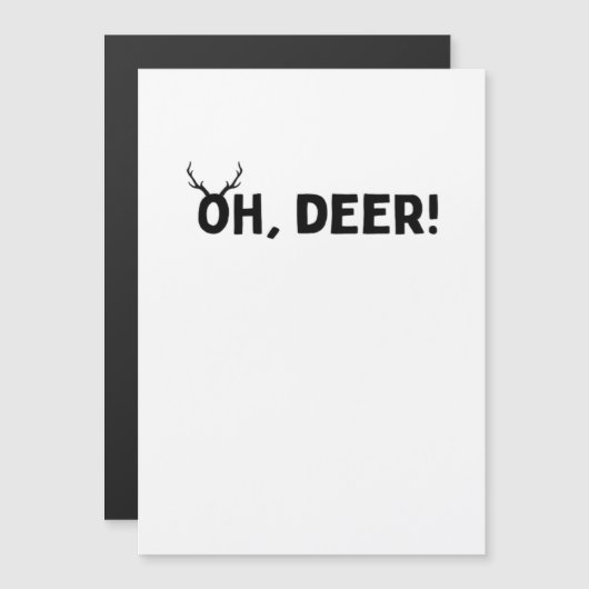 Oh Deer Simple Aesthetic (Voorkant / Achterkant)