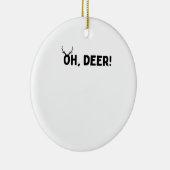 Oh Deer Simple Aesthetic Ornament (Rechts)