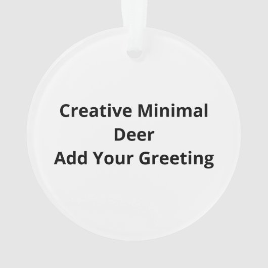 Oh Deer Simple Creative Style (dos)