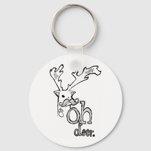Oh Deer Sleutelhanger (Voorkant)