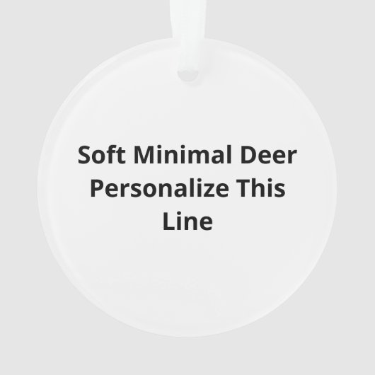 Oh Deer Soft Minimal Design (dos)