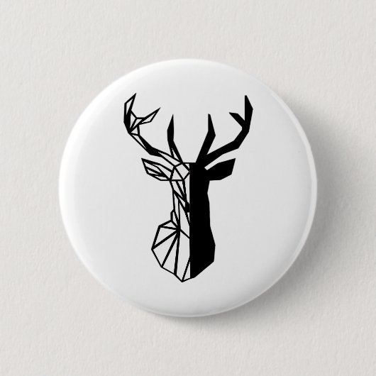 Oh Deer Soft Minimal Vibe  Ronde Button 5,7 Cm (Voorkant)